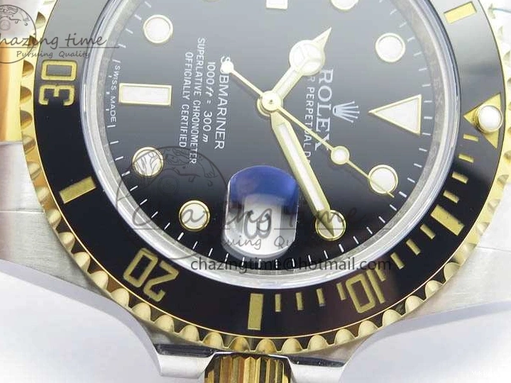 YG 116613LN Noob On Submariner SS Black V5 A2836 Bracelet Dial Edition 1:1 Best 0403